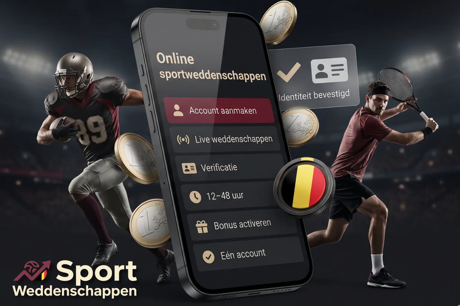 Online sportweddenschappen in België via app en website